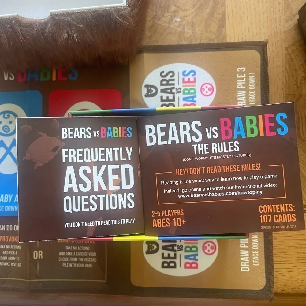 Bears 🐻 & Babies Card Game!